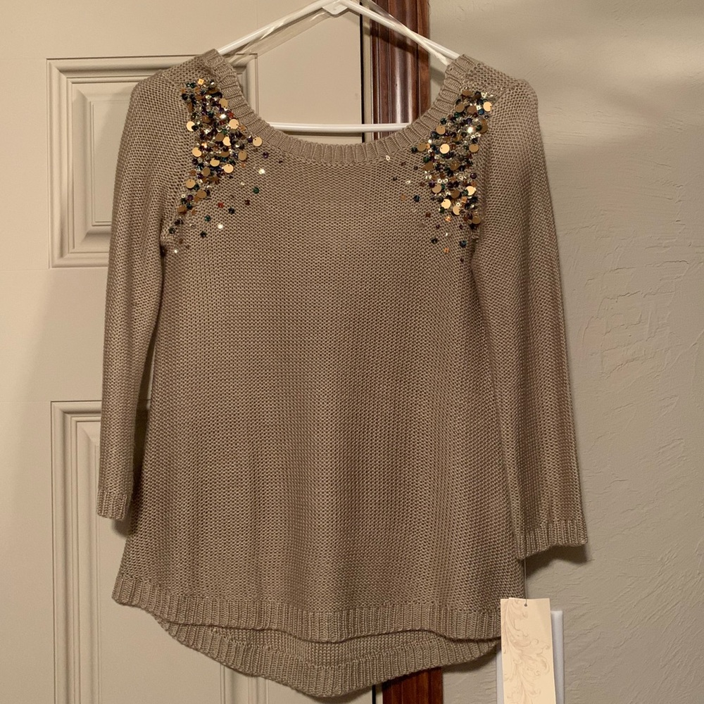 Beautiful Glitter/Sparkle Detail Sweater